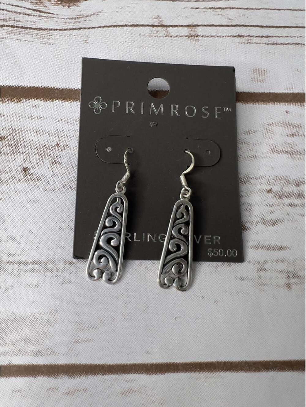 Primrose NEW Sterling Silver Dangle Earrings